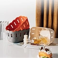 Modern Fashion Square Plastic Storage Basket PP Material Desktop Organizer for Food and Toys